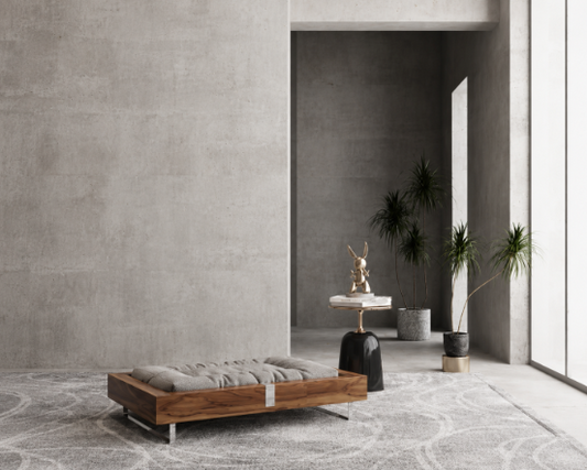 THE BED – hundeseng i minimalistisk interiør